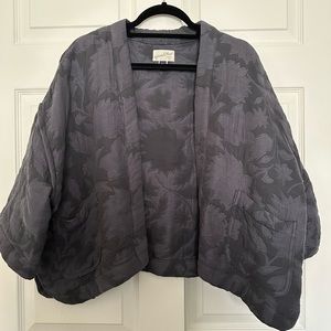 Universal Thread Floral Burn Out Kimono